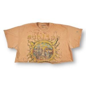 Urban Outfitters Sublime Distressed Oversized Cropped Top One Size